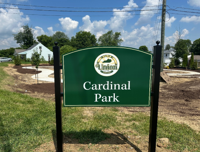 park-cardinal-sign